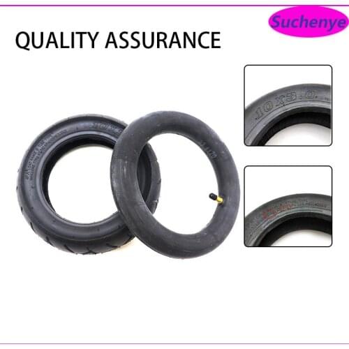 80/65-6 Tire for 10 Inch Folding Electric Scooter ZERO 10X Dualtron KUGOO M4 Thickened Widened 10x3.0 Tyre Inner Tube