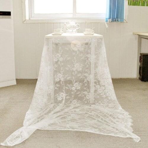 Table Cloth Vintage Embroidered Lace Tablecloth Home Table Decoration Outdoor Party Ornament Supplies Wedding Decor Home Decor