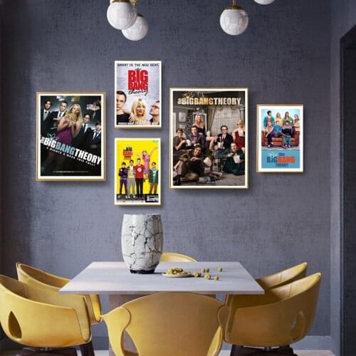 Big Bang Theory Movie Poster Wall Artist Home Decoration Canvas Art Nordic Living Room Hotel Bar Cafe