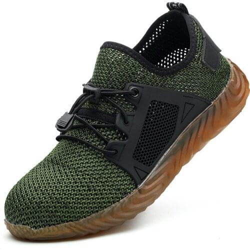 Shoes Work safety boots men anti-puncture sneakers Casual Zapatos Planos Buty Robocze Meskie Werkschoenen outdoor Chaussure mesh