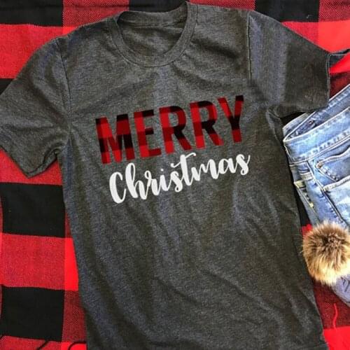 Merry Christmas Tree Women Winter T-shirts Streetwear Tee Womens Hot Female Tshirt Vintage Tops Hot Plus Size Shirt