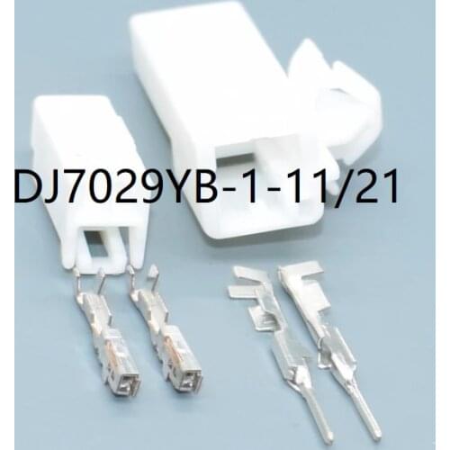 200 sets 2 Pin Way 7282-5845 7283-5845 Auto Reader Coil Plug Male Female connector Foot socket lamp For Toyota DJ7029YB-1-11/21