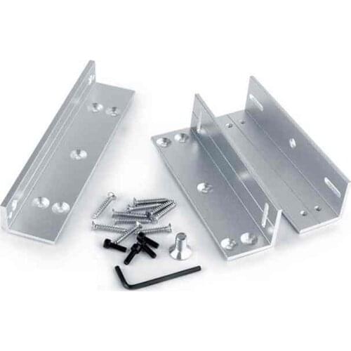 280kg EM Locks ZL Bracket For glass Doors