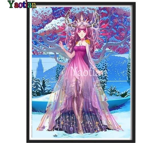 5d Diy Diamond Painting Rhinestone Cartoon anime girl Cross Stitch Kit Diamond Embroidery Puzzle Pictures Mosaic Handmade Art