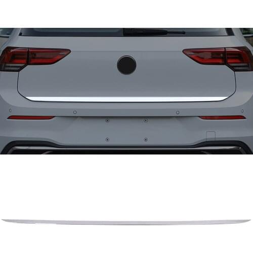 Car Accessories for VW Volkswagen Golf 8 MK8 2020 2021 Stainless Steel Rear Trunk Tailgate Molding Strips Cover Trim 1 piece