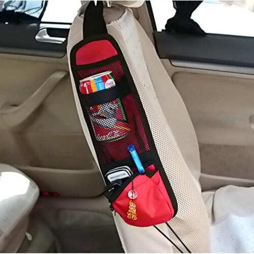 Car Organizer Waterproof fabric Car Auto Vehicle Seat Side Phone Multi-Pocket Storage Pocket Car Hanging Storage Bag