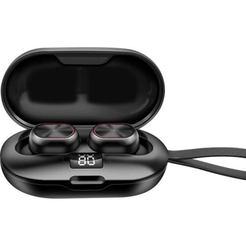 Wireless Bluetooth Earphones Tws Earbuds Stereo Super Bass Headsets Sweat Proof Earbuds In-ear Headphone Noise Reduce