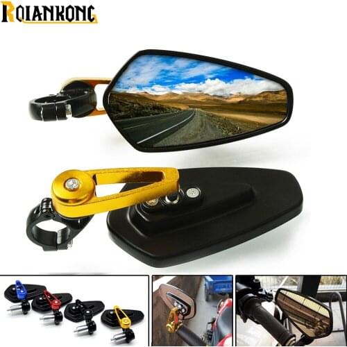 For Kawasakiz800 Z750 Z650 er6n z1000 z1000sx Z750R Z750S versys 650 ninja Motorcycle Rearview Side mirror bar end mirror