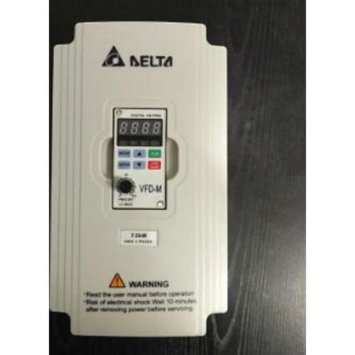 Delta Inverter 7.5KW VFD075M43A 3 Phase 380V Rated 18 A 100% New 7500W VFD Series Invertor Variable Speed AC Motor Drive