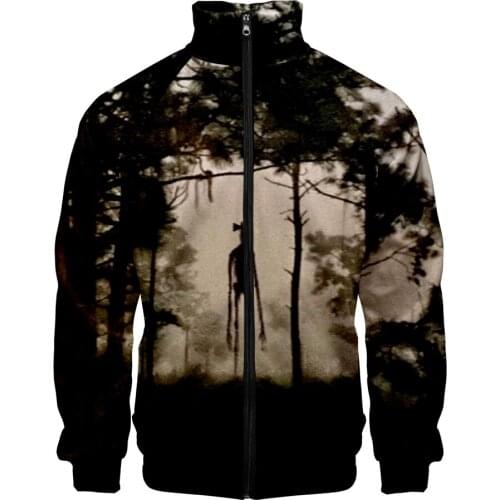 Siren Head 3D Zipper Jacket Women Men Long Sleeve Coat Hot Sale Casual Fashion Cool Harajuku Stand Collar Print Clothes Max 4XL