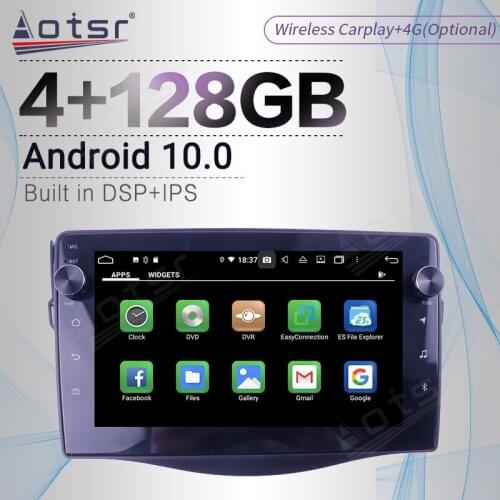 128GB For Toyota RAV4 3 XA30 2005-2012 Android Radio Tape Recorder Car Multimedia Player Stereo Head Unit GPS Navigation No 2din