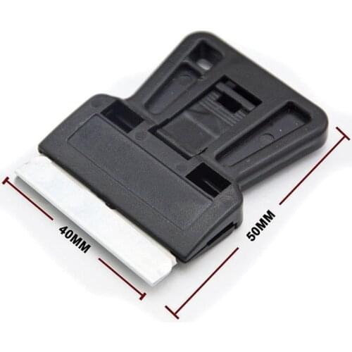 Mini Plastic Handle Razor Ceramic Glass Oven Window Tinting Tools Blade Scraper One-Sided Painting Holder Standard Squeegees