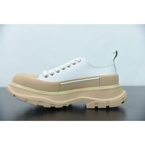 Fashion High Canvas Shoes New Luxury Brand Mcq Thick Soled Shoes