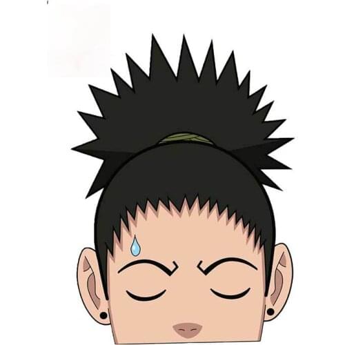 Shikamaru Peeker Car Stickers and Decals Bumper Decoration Car Accessories Windows Motorcycle Decal Apply To Car Window Laptop