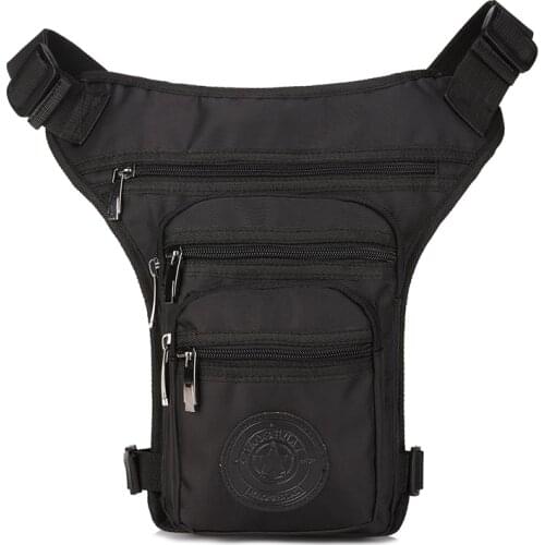 Nylon Men Drop Leg Bag Hiking Waist Pack Tactical Motorcycle Bike Cycling Riding Travel Outdoor Sports Fanny Pouch