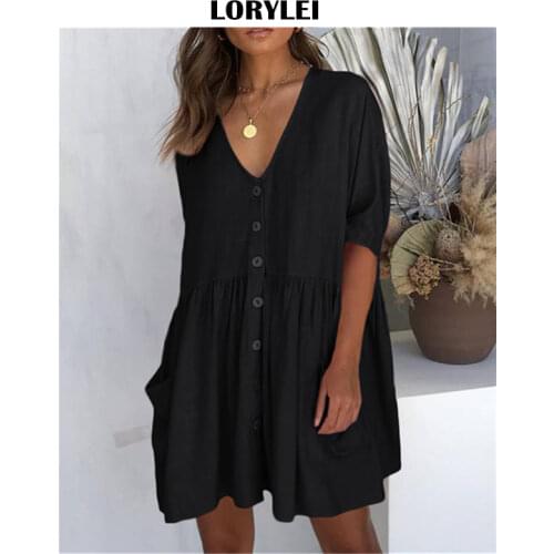 New Cover-ups 2021 Sexy V-neck Summer Beach Dress White Tunic Women Casual Beachwear Swimsuit Cover Up Sarong Plage N771