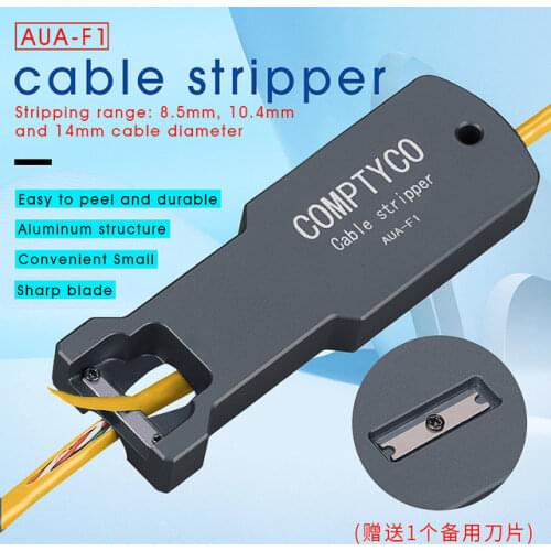 NEW AUA-F1 Optical Fiber Tool Longitudinal Stripper Cable Jacket Slitter 8.5mm 10.4mm 14mm Cable Sheath Cutter Slitter