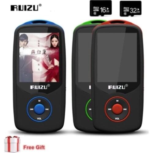 Ruizu X06 Portable Digital Sport Screen Hifi Audio Mp3 8gb Mini Music Mp3 Player Wireless Bluetooth FM Radio mp3 player