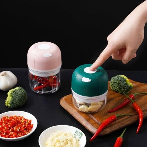 Garlic press household electric small minced meat stirring and smashing vegetable multi-function cooking garlic artifact