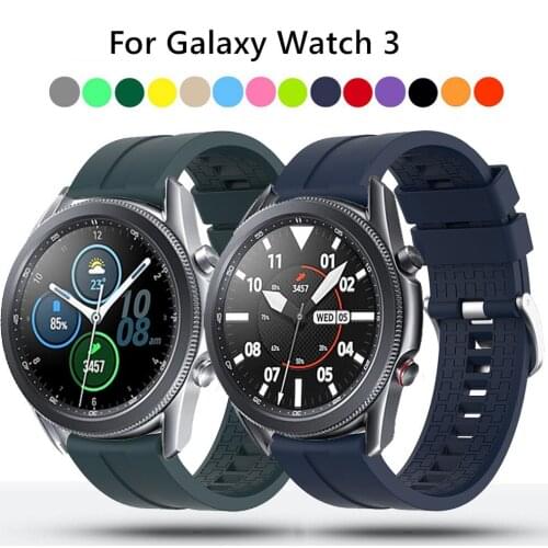 Bands For Samsung Galaxy Watch 3 41/45mm Sport Strap For Amazfit GTR 2 Huawei Watch GT 2 Silicone Correa 20mm 22mm Strap