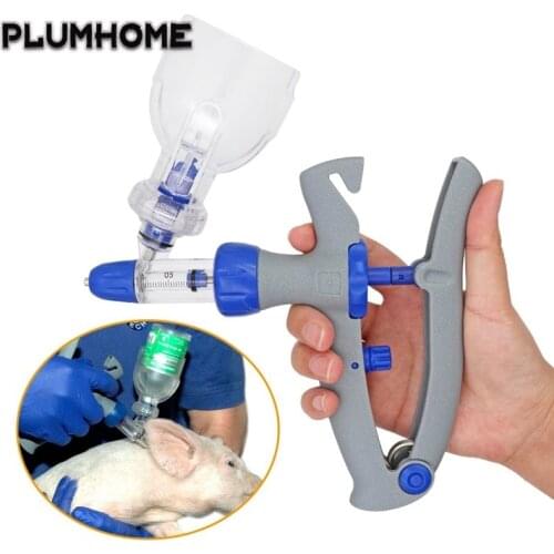 Syringe Veterinary Continuous Injector Vaccine Injection Poultry Adjustable Automatic For Chicken Duck Pig Cow Sheep 1ml 2ml 5ml
