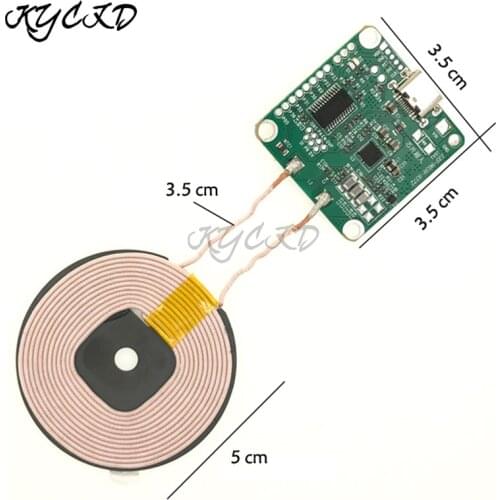 20W Qi Standard Wireless Charger Transmitter Board Battery Power Bank Fast Charging Coil Circuit For iPhone Samsung SmartPhone