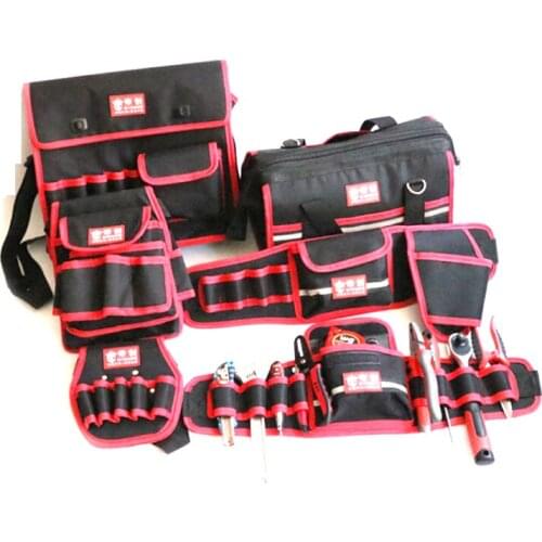 Multifunctional Jack Electric Drill Waist Bag Oxford cloth Electrician Bag Handbag Kit for Portable electric drill hand tools