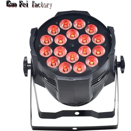 LED Par Light 18X12W RGBW Lyre Wash Dmx Stage Lighting High Quanty Professional DJ LED Dance Floor Disco Party Lights