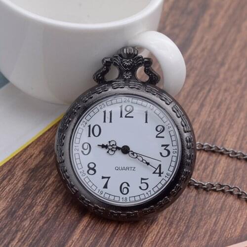 50pcs/lot Vintage Quartz Pocket Watch Vinatge Men Women Pocket Watch Gift Watch Collection