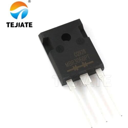 5 Pcs) MBR3060PT Schottky Barrier Rectifier Diodes 30A 60V TO-247 (TO-247AD) 30 Amp 60 Volt MBR3060 PT 5.0