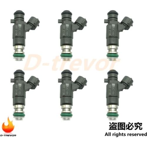 6Pcs 16600-5L700 Fuel Injecfors For 1999-2004 Infiniti Nissan 2.0 2.5 3.0 3.5L