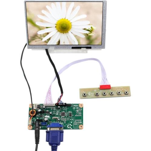 7inch G070Y2-L01 800X480 LCD Screen 7”Brightness 500nits Display with VGA LCD Controller Board