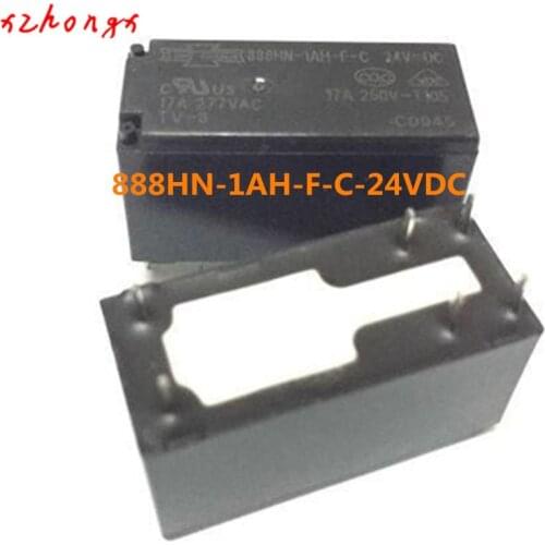 888HN-1AH-F-C-24VDC 888HN-1AH-F-C-24V 888HN-1AH-F-C-DC24V 6PINS 17A 24VDC Power Relay