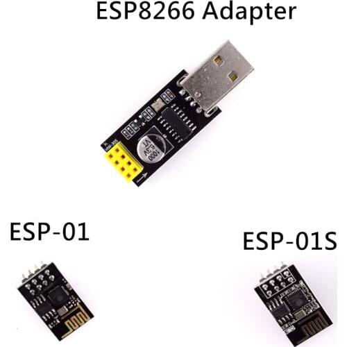 ESP01 Programmer Adapter UART GPIO0 ESP-01 Adaptater ESP8266 CH340G USB to ESP8266 Serial Wireless Wifi Developent Board Module