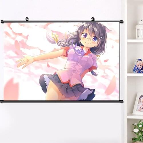 Anime K ON Hirasawa Yui Akiyama Mio Tainaka Ritsu Lovely Wall Scroll Mural Poster Wall Hang Poster Home Decor 40*60cm