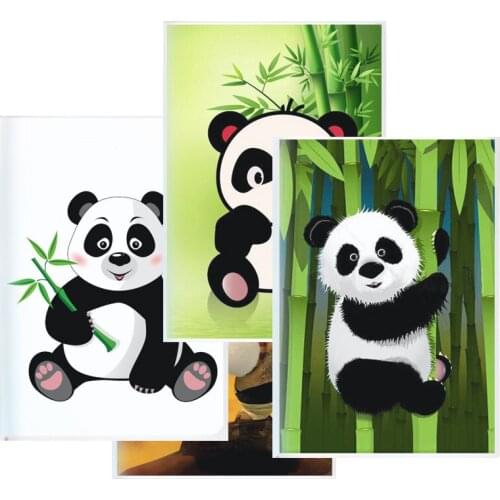 Panda Notebook 3d Cute Cartoon Kung Fu Note Book Diary Writing Supplies Memo Pad Gift Creative Stationery Papelaria Notepad Gift