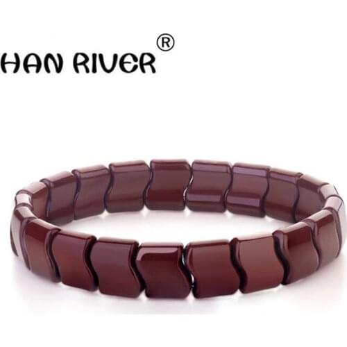 HANRIVER tomalin bracelets women ochre fashion health care physiotherapy tourmaline germanium Shanghai four anti radiation brace