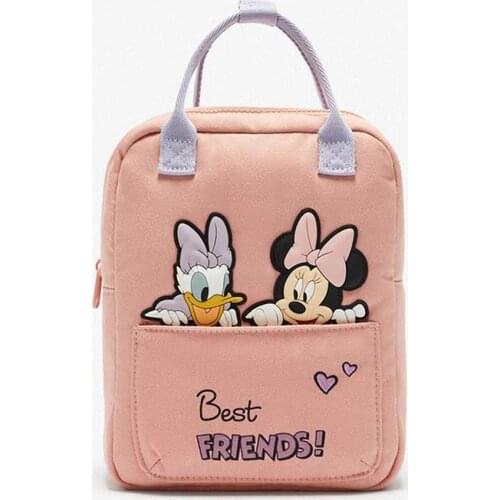 Disney Minnie Mouse Childrens bag Cartoon Daisy Childrens backpack Mickey Mouse Pattern Backpack School Bag for Boys Girl