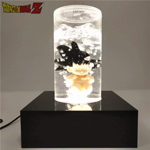 Dragon Ball Super Son Goku Anime Figure Baby Goku Oxygen Tank Action Figma Juguetes LED Set Collection Xmas Gift Toys Brinquedos