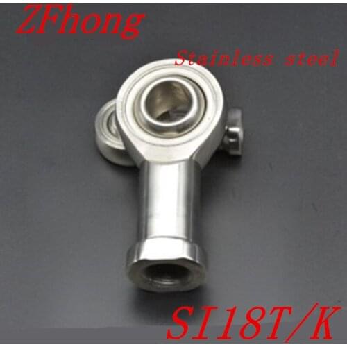1pc si18t/k 18mm M18*1.5 stainless steel right hand female thread rod end bearing