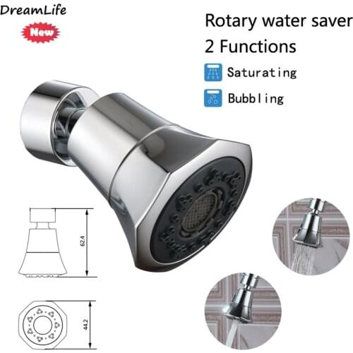 Kitchen Rotatable Faucet Bubbler Nozzle Extension for Kitchen Faucet Aerator Shower Head Filter Bubbler Kitchen Accessories