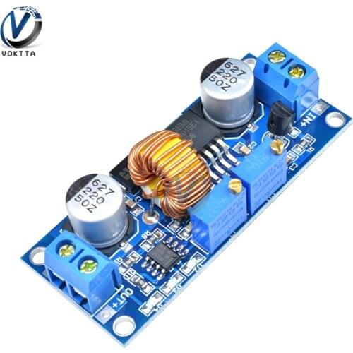 CC/CV 5A Lithium Charger Board XL4015 Adjustable 6-38V To 1.25-36V DC Step Down Power Supply Buck Module