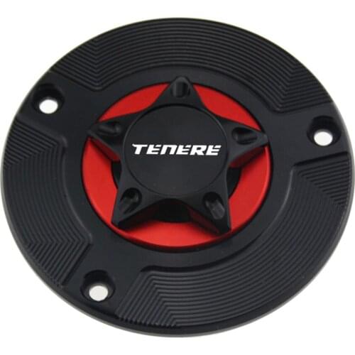 Motorcycle Decor Parts CNC Aluminum Fuel Tank Cap Gas Oil Tank Covers Petrol Cover For YAMAHA XT660Z Tenere SUPERTENERE/XT1200ZE