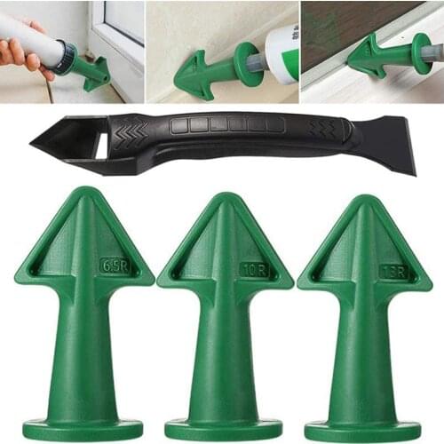 Caulk Nozzle Applicator Finishing Tool Silicone Remover Glue Caulk Finisher Reusable Sealant Smooth Scraper Grout Kit Tools Set