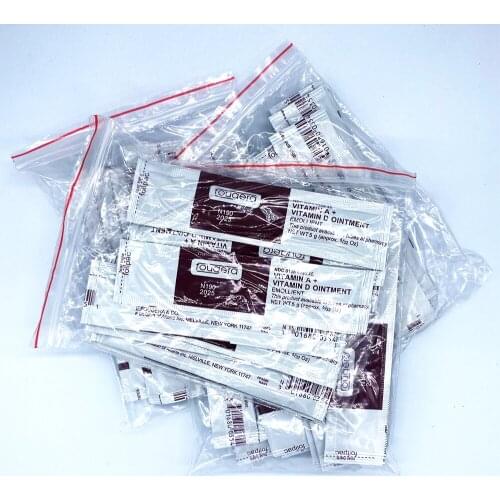 Newest 100Pcs Fougera Vitamin Ointment A&D Anti Scar Tattoo Aftercare Cream for Tattoo Body Art Permanent Makeup Tattoo Supplies