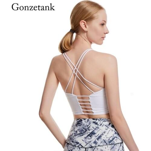 New Womens Bra Spring and Summer Quick-drying Sexy Backless Sports Bra Shockproof Fitness Running Tight Yoga Vest Workout Tops