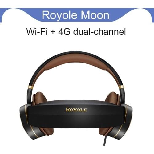 Original Royole Moon 4G Version All in One 3D VR HIFI Headphone Immersive Virtual Reality Glasses 3D Virtual Mobile Theater