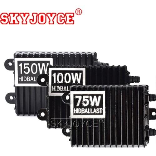 SKYJOYCE 1 Piece High Power 12V 75W 100W 150W Car Light Xenon HID Ballast AC Slim Digital Reactor For Auto Headlamp Bulb Kit
