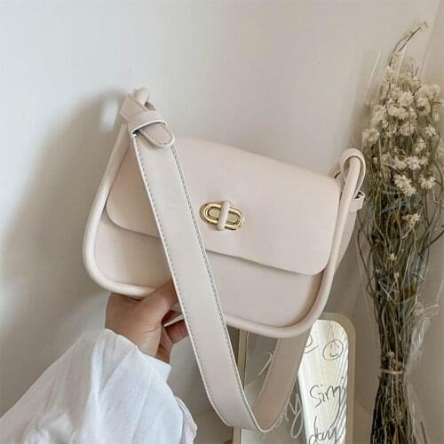 Fashion Crossbody Bag for Women Luxury 2021 Simple Summer Shoulder Bag Female Brand Design Vintage PU Leather Handbag