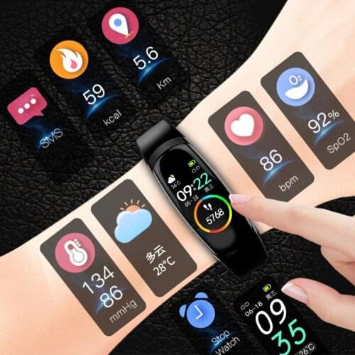 Toleda B1 Digital Smart Band Watch Bracelet SmartWatch Heart Rate Blood Pressure Sleep Monitor Pedometer Bluetooth Wristband